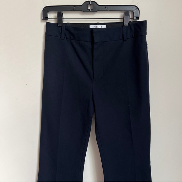 Frame Le High Flare Trouser in Navy Size 4 - Picture 3 of 10